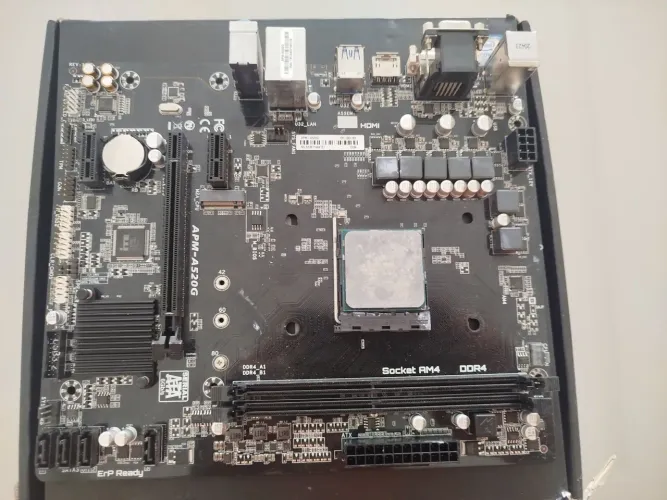 Placa mãe APM A520G para processadores Ryzen soquete AM4, DDR4, super promoçao