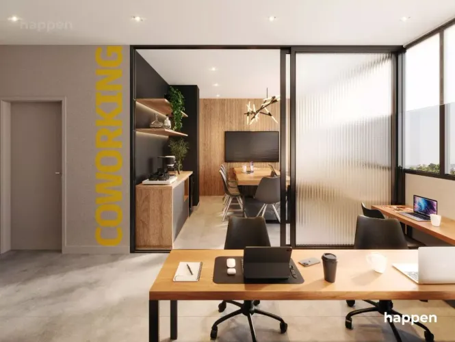 Apartamento 02 quartos com metragem 59,58m2 a 60,52 Studios com metragem 30,66m2 a 36,46m2