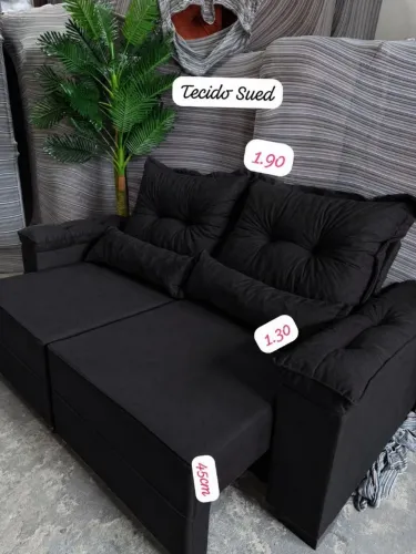 Sofa Retrátil Novo De Fabrica