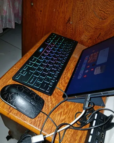 Kit Teclado + Mouse Gamer CHOKI RGB - Funciona em PC, Celular e Tablet