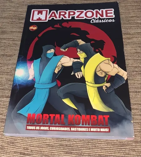 Livro warpzone mortal kombat clássicos a história do game ótimo estado