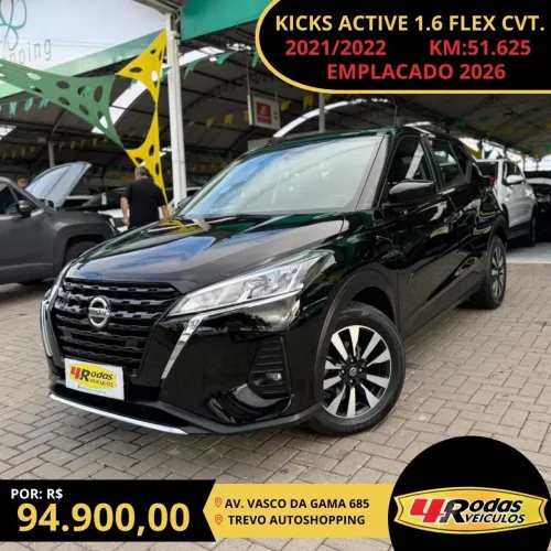 Nissan Kicks Active 1.6 16V Flex Aut. 2022