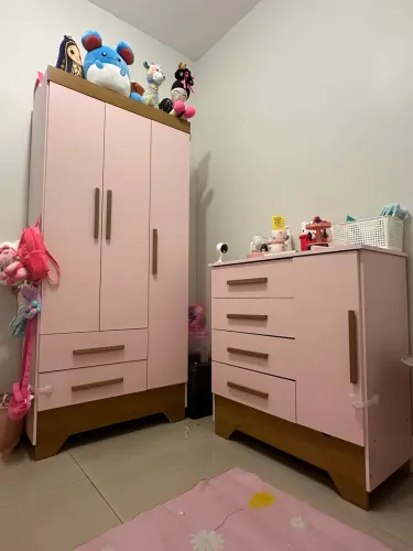 Quarto menina completo cama montesori e armario