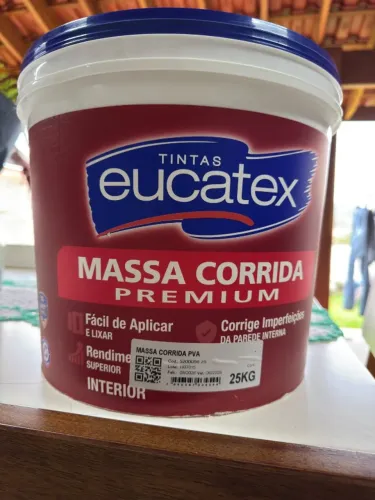 Massa Corrida Premium Eucatex 25 kg