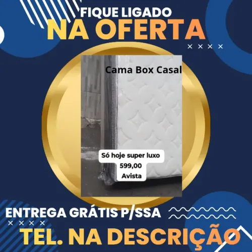 Cama Box Luxo Entrega Hoje Grátis para Salvador / Pague ao Receber