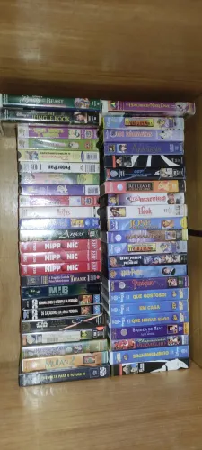 Video Cassete VHS 66 Fitas Não Aceito Trocas <br>