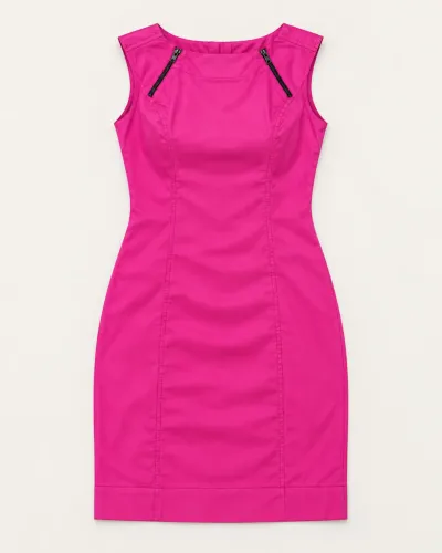 Vestido Calvin Klein em pink vibrante, tamanho 2