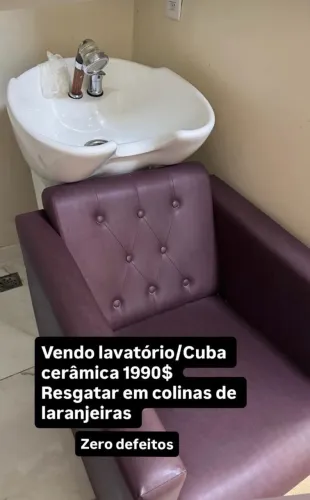Lavatório Cuba de cerâmica