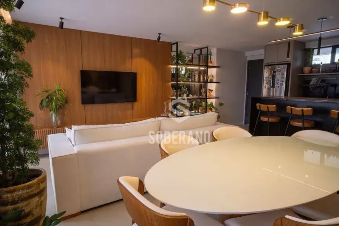 Apartamento mobiliado alto padrão, com 02 quartos s/ 01 suíte, 77 m² por R$ 990.000 - Tamb