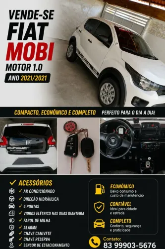 Fiat Mobi Like 1.0 Fire Flex 5P. 2021