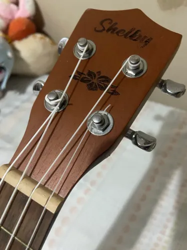 Ukulele Shelby SU-23M Soprano Elétrico + Kit Completo (novo)