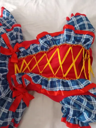 ALUGUEL VESTIDO DE QUADRILHA 8 ANOS
