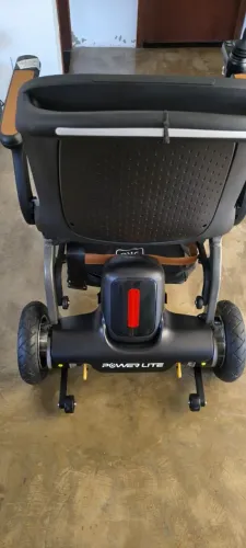 Cadeira de Rodas Motorizada Slim Ate 130 kg- Power Lite- Grafite