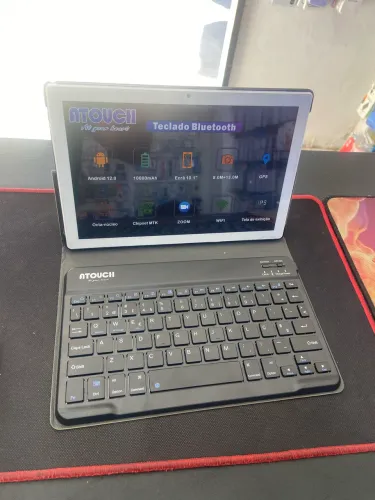 Tablet com teclado via bluetooth