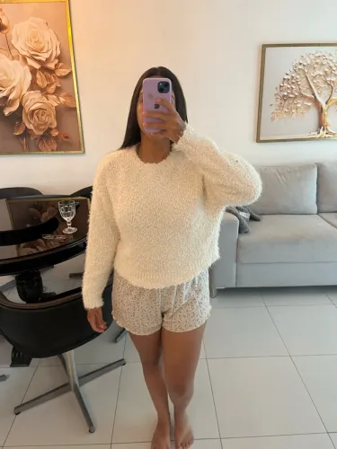 Blusa Manga longa felpudo
