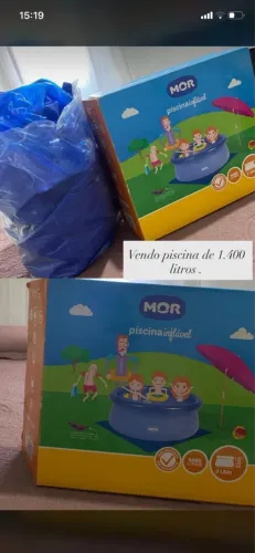 Piscina Inflável Mor 1.400 Litros - Completa na Caixa (Retirada em Pombal)