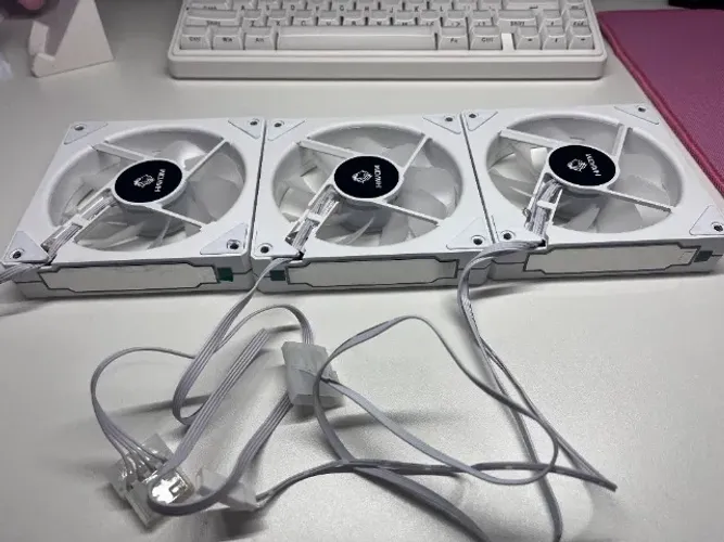 Kit 3 Fans hayom RGB
