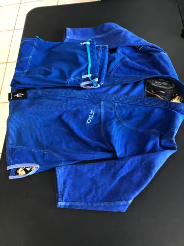 Kimono atack a2 azul