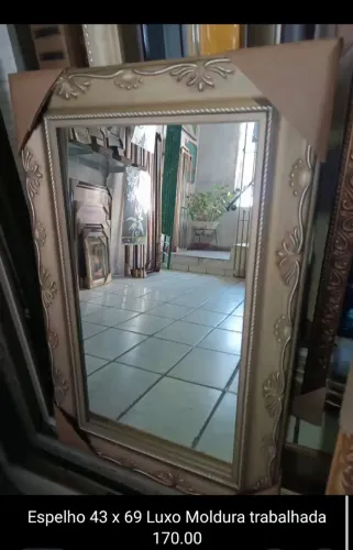 Espelho Luxo Moldura Trabalhada