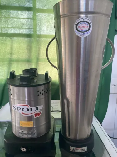 Liquidificador Industrial Baixa Rotação Spolu 10 L Inox Bivolt