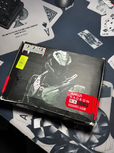 Placa de Vídeo RX 470 4GB GDDR5 Revenger Nova na Caixa