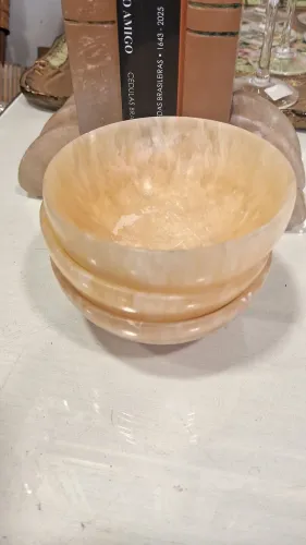 3 cubas bowl em alabastro 14 cm