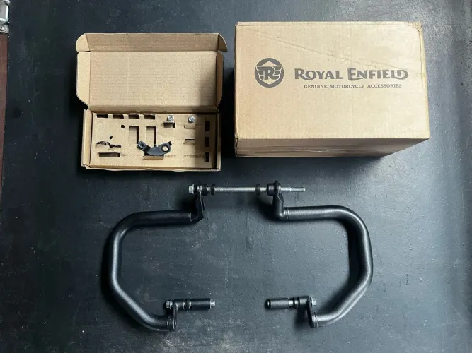 Protetor de motor Original Royal Enfield - serve na Classic 650, Super Meteor e Shotgun
