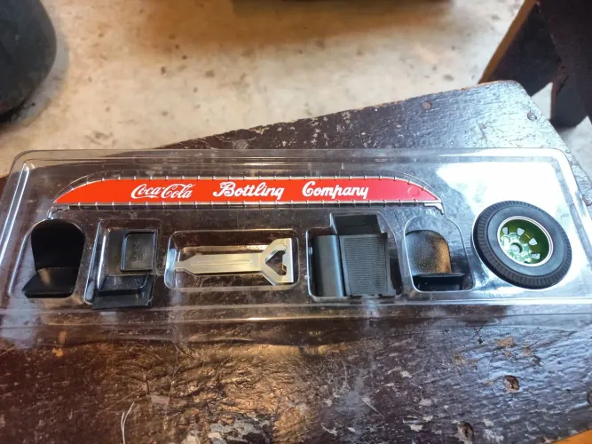 Caminhão colecionável da coca cola