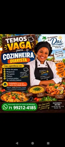 Cozinheira Diarista