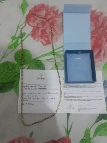 Vendo corrente banhada a ouro na garantia de 6 mes