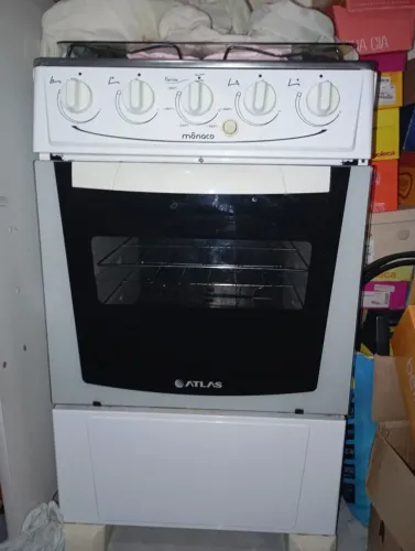 Vendo Fogão 4! Boca Mônaco atlas , tudo funcionando