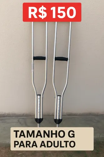 Vendo Muletas TAMANHO G (Adulto)