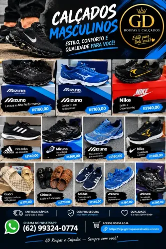 ? seu novo tênis está aqui! Modelos novos, ofertas especiais ?