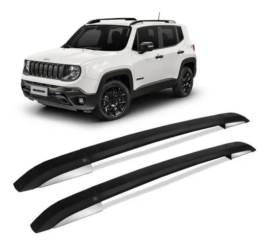 Rack Teto Longarina Jeep Renegade 2015 à 2020 - Preto - Modelo Original