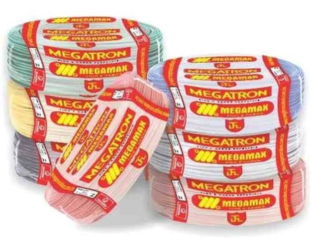 Fio Cabo Flexivel 1,5mm  Com 100 Metros Cobre  Megatron 750 Volts Eletrico Primeira Linha