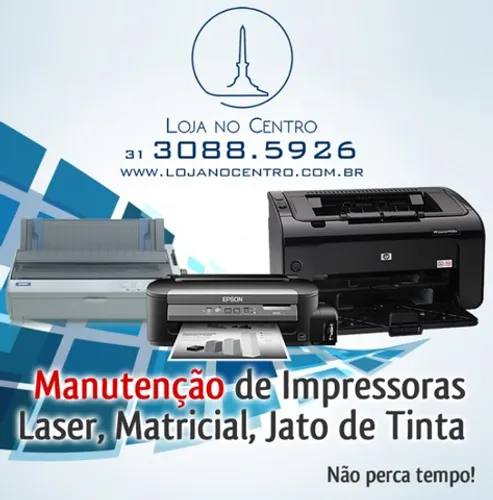 Assistência Técnica de Impressora - Laser - Jato de Tinta - Bulk ink - Térmica - Matricial