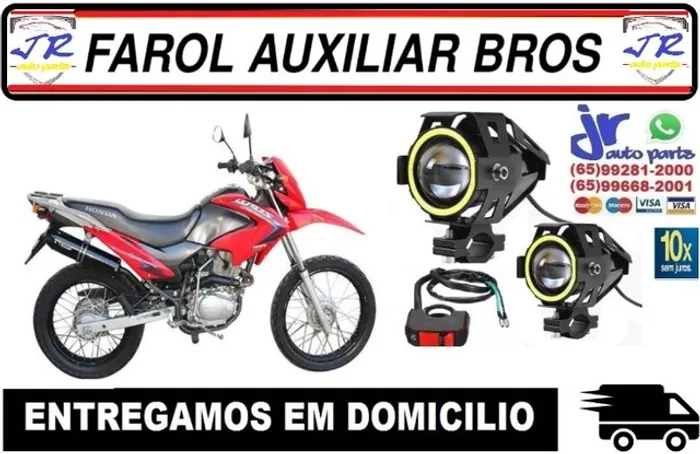Par Farol de Milha Led Angel Eyes Bros 2009