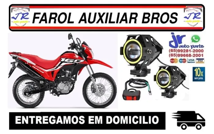Par Farol de Milha Led Angel Eyes Bros 2021