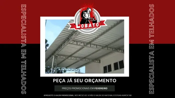 Telhado Galvanizado e Telhado Sanduiche - Cobertura - Lage - Quintal