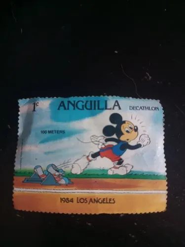Selo Mickey - Olimpíadas de 1984 - Los Angeles