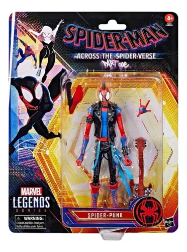 Boneco Marvel Legends Series Spider-Punk - Homem-Aranha no Aranhaverso ORIGINAL Hasbro