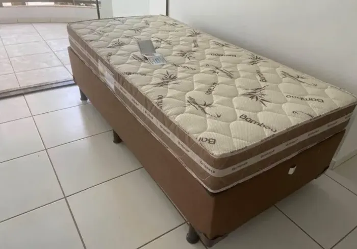 Cama box suporte e colchão D33(solteiro)
