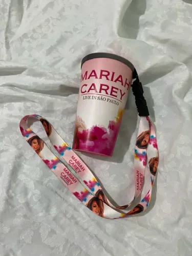 Copo c/ Faixa Mariah Carey Live in São Paulo