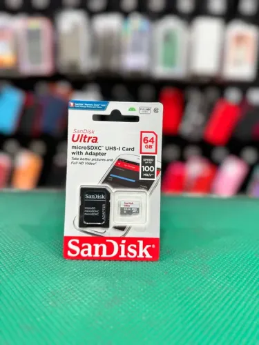 Cartão de Memória SanDisk 64GB MicroSD - Original