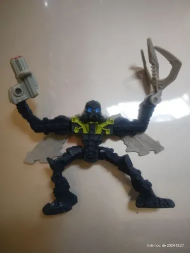 Boneco Lego Bionicle Toa Hahli Mahri Action Figure Happy Meal Toy 2007.