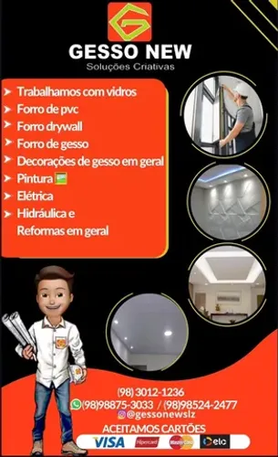 Forro de gesso , pvc e acartonado com o menor preço da cidade 