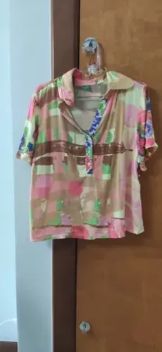 blusa estampada