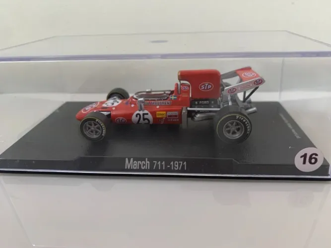 Miniatura Formula 1 March-Ford 711/Ronnie Peterson 1971