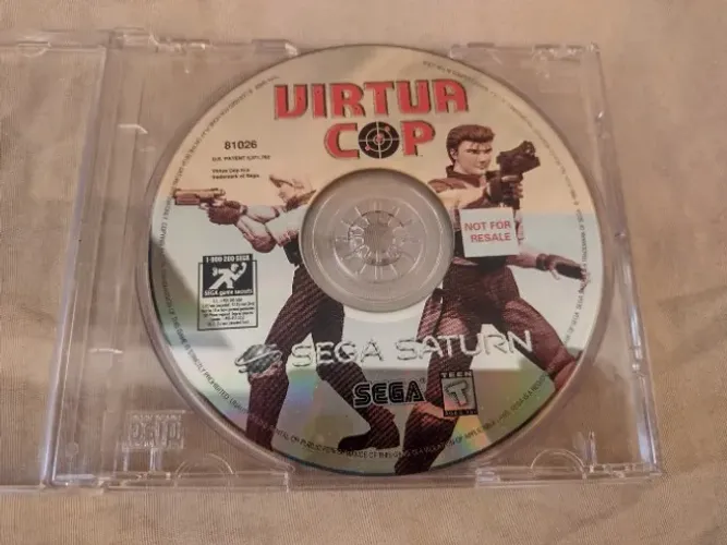 Somente Cd - Virtua Cop Original Americano Para Sega Saturn