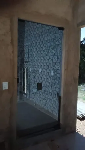 Porta de Vidro Temperado